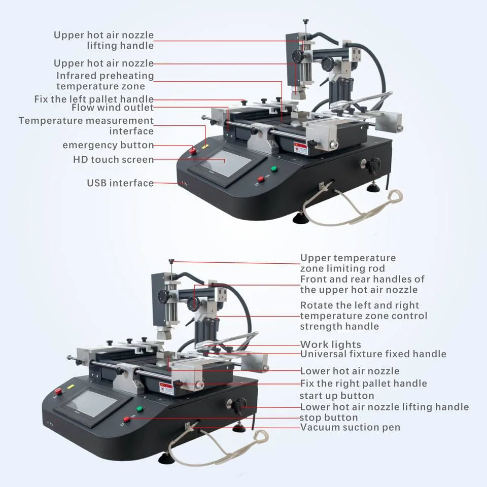 SMD Rework Desktop Machine Automatic BGA Soldering Rework for PCB BGA Chip Board