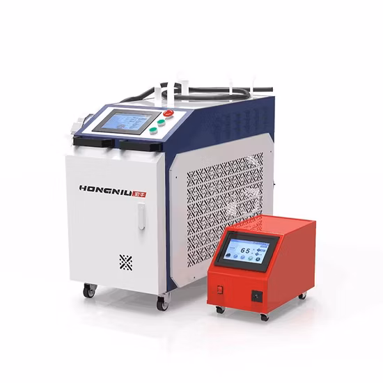 Machine à souder Laser à Fiber portative 1000W, pour le soudage de l'acier au carbone, de l'acier inoxydable, de l'aluminium, du laiton et du fer métallique